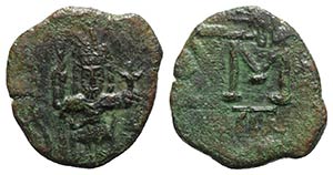 Philippicus (Bardanes, 711-713). Æ 40 Nummi ... 