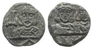 Constantine V with Leo IV (741-775). Æ 20 ... 