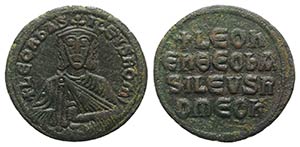 Leo VI (886-912). Æ 40 Nummi (27mm, 7.73g, ... 