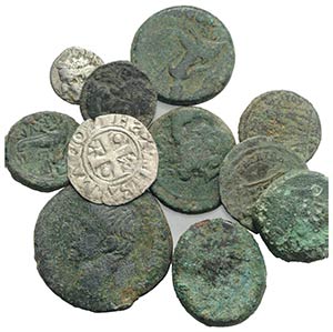 Lot of 21 Greek (6), Roman Imperial (4) and ... 