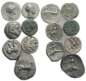Lot of 7 Greek (6), and Roman Republican (1) ... 