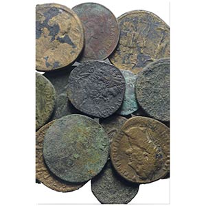 Mixed lot of 28 Æ coins, including Greek, ... 