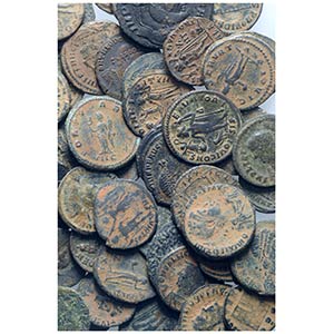 Lot of 58 Late Roman Imperial Æ coins, to ... 