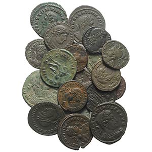 Lot of 20 Late Roman Imperial Æ coins, to ... 