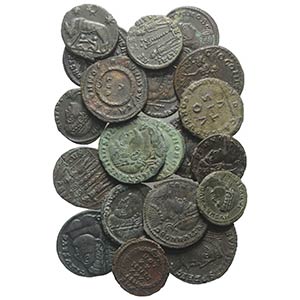 Lot of 20 Late Roman Imperial Æ coins, to ... 