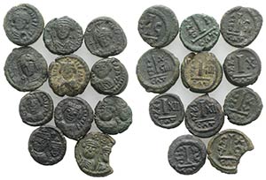 Lot of 11 Byzantine Æ coins, to be catalog. ... 