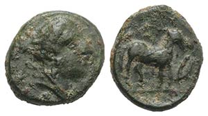 Sicily, Eryx, c. 4th century BC. Æ Onkia(?) ... 