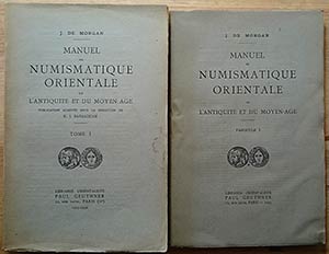 De Morgan J., Manuel de Numismatique ... 