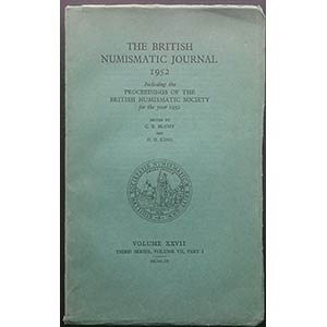 The British Numismatic Journal 1952, ... 