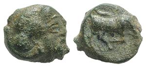 Sicily, Kimissa, c. 317-305 BC. Æ (11mm, ... 