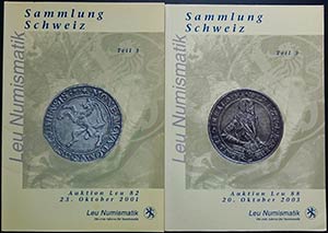 Leu Numismatik. Samlung Schweiz, Teil 1, ... 