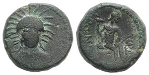 Sicily, Leontini, after c. 210 BC. Æ (20mm, ... 