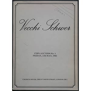 Vecchi Schwer, Coin Auction No. 1. Londra, ... 