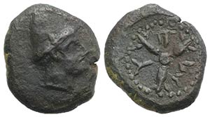 Sicily, Mytistratos, c. 340-330 BC. Æ Hexas ... 