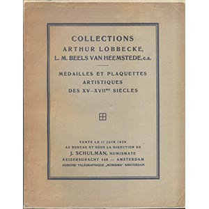 SCHULMAN  J. - Collection Arthur Lobbecke, ... 