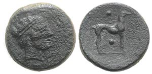 Sicily, Segesta, c. 416/5-414/3 BC. Æ Hexas ... 