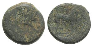 Sicily, Segesta, c. 416/5-414/3 BC. Æ Onkia ... 