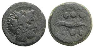 Sicily, Soloi (Kefra), c. 410-406 BC. Æ ... 