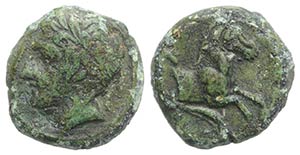 Sicily, Soloi, c. 406-397 BC. Æ (12mm, ... 