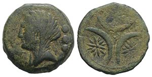 Northern Apulia, Venusia, c. 210-200 BC. Æ ... 