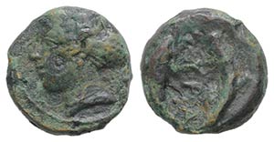 Sicily, Syracuse, 405-375 BC. Æ (9mm, ... 