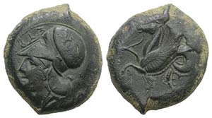 Sicily, Syracuse, c. 375-344 BC. Æ (21mm, ... 
