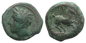 Sicily, Carthaginian Domain, c. 375-350 BC. ... 