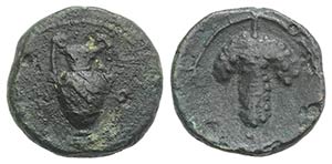 Korkyra, c. 400-338 BC. Æ (13mm, 2.00g, ... 
