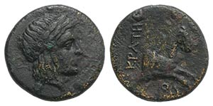 Ionia, Kolophon, c. 360-330 BC. Æ (13mm, ... 
