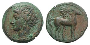 Carthage, c. 400-350 BC. Æ (16mm, 2.90g, ... 