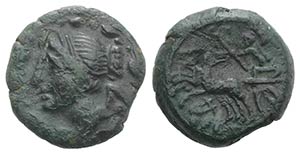 Bruttium, The Brettii, c. 208-203 BC. Æ ... 