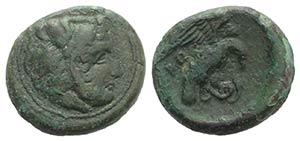 Bruttium, Kroton, c. 350-300 BC. Æ (20mm, ... 