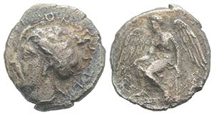 Bruttium, Terina, c. 425-400 BC. AR Stater ... 