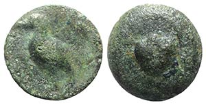 Sicily, Akragas, c. 440-430 BC. Cast Æ ... 