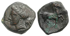 Sicily, Eryx, c. 4th century BC. Æ (15mm, ... 