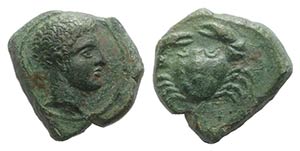Sicily, Motya, c. 400-397 BC. Æ (12mm, ... 