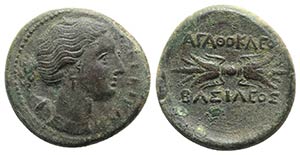 Sicily, Syracuse. Agathokles (317-289 BC). ... 