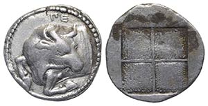 Macedon, Akanthos, c. 470-390 BC. AR ... 