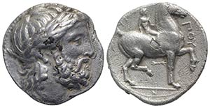 Kings of Macedon, Philip II (359-336 BC). AR ... 