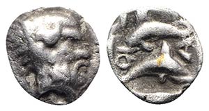 Island of Thrace. Thasos, c. 412-404 BC. AR ... 