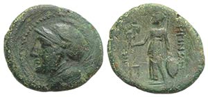 Bruttium, Rhegion, c. 215-150 BC. Æ (23mm, ... 