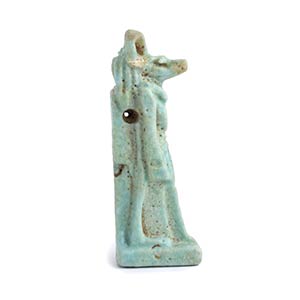 Amuleto di Anubi in faience Egitto ... 