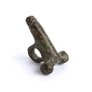 Amuleto fallico in bronzo I - III secolo ... 