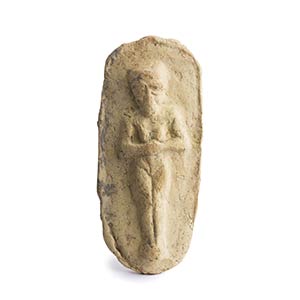 Placca votiva con la dea Ishtar Civiltà ... 