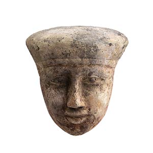 Maschera lignea di sarcofago Egitto, Periodo ... 