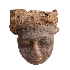 Maschera lignea di sarcofago Egitto, Periodo ... 