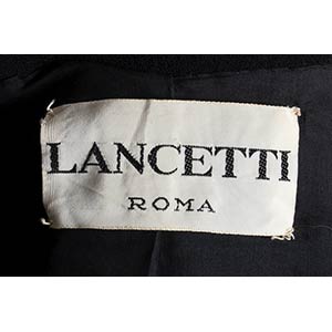 LANCETTI JACKET80s A black wool ... 
