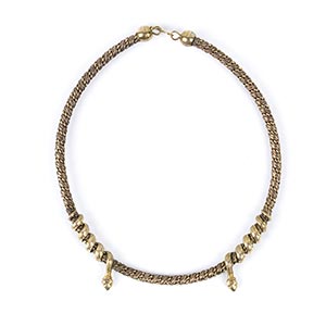 NECKLACEEarly 30sA necklace, gilded metal ... 