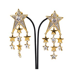 VALENTINO EARRINGSEarly 90sGilded metal with ... 