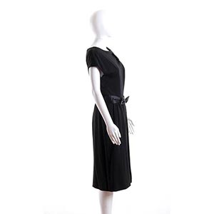 TWO DRESSES60s1) A Curiel black ... 